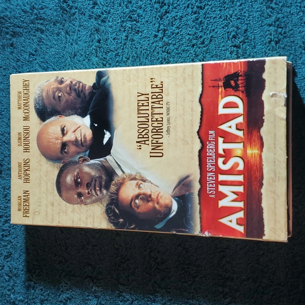 Amistad vhs tape movie